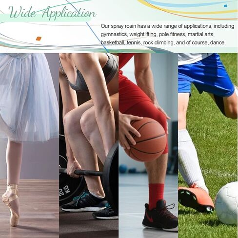 BlissfulAbode Spray Rosin for Dance Shoes – 3.38 oz Instant Grip Enhancer for Ballet, Jazz, Pointe, Soles & Ribbons – Non-Slip Spray for Dancers, Students & Performers – Portable & No-Mess in Kuwait