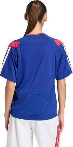 adidas Women's House of Tiro Jersey, Mystery Ink/Pure Ruby/White, Small in Saudi Arabia