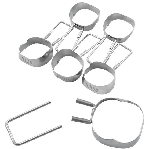 Dental Space Maintainer Preformed Molar Orthodontic Band 32#-41# Gap Retainer Dentistry Materials in Saudi Arabia