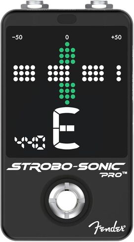 Fender Strobo-Sonic Pro Strobe Guitar Tuner Pedal, Ultra Precise 0.01 Cent Accuracy, Dual Display Modes, Large LED Screen, Pedalboard Friendly in Kuwait