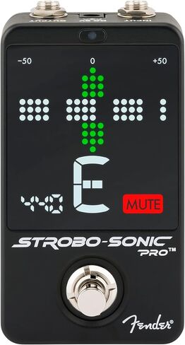 Fender Strobo-Sonic Pro Strobe Guitar Tuner Pedal, Ultra Precise 0.01 Cent Accuracy, Dual Display Modes, Large LED Screen, Pedalboard Friendly in Kuwait
