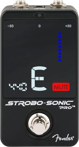Fender Strobo-Sonic Pro Strobe Guitar Tuner Pedal, Ultra Precise 0.01 Cent Accuracy, Dual Display Modes, Large LED Screen, Pedalboard Friendly in Kuwait