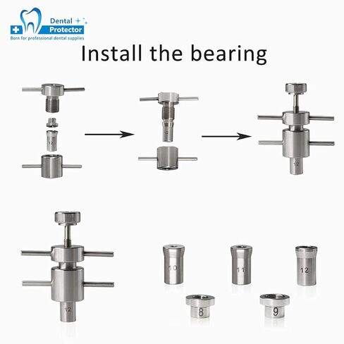 Dental Handpieces Repair Tools Handpieces Bearings Cartridge Turbine Maintenance Tool Set Dentist Tools in Kuwait