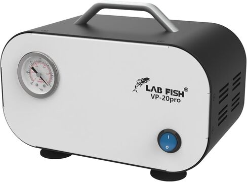 LAB FISH Laboratory Vacuum Pump Portable Oilless Diaphragm Lab Vacuum Filtration 10L/min with Rubber Tube,110V-220V in Kuwait