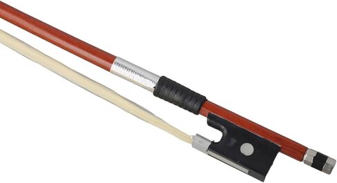 Beginner Violin Bow Made of for Red Sandalwood and White Horsehair Compatible with 1/4 1/8 1/10 Violins Straight Arch Design(1/4) in Saudi Arabia
