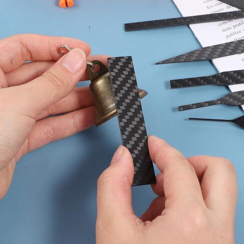 7 PCS Carbon Fiber Sanding Sticks, Hobby Model Making Tools, Professional Polishing Sanding Sticks for Sticky Sandpaper and Small Areas (3"×0.8",3"×0.6",3"×0.2", 4 Detail Boards) in Saudi Arabia
