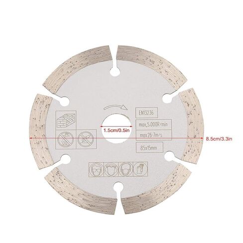 Professional Diamond Circular Saw 85mm x 15mm High Precision Wood Cutting Disc for Rotary Tools and Woodworking Projects Super Hard Durable Sharp Cutting Wheel in Saudi Arabia