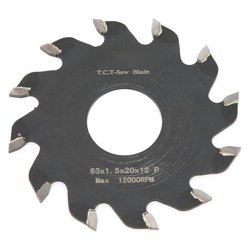 63x1.5x20x12 Saw, Imported Steel Plate Saw, Hard Alloy Cutting Tool with Reduced Vibration, Ideal for Wood, Plastic & Acrylic Table Cutting in Kuwait
