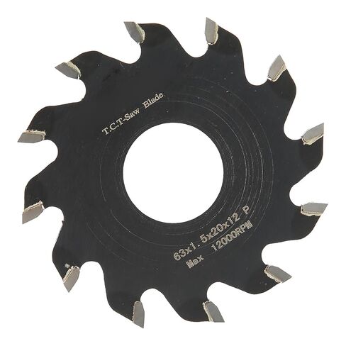 63x1.5x20x12 Saw, Imported Steel Plate Saw, Hard Alloy Cutting Tool with Reduced Vibration, Ideal for Wood, Plastic & Acrylic Table Cutting in Kuwait