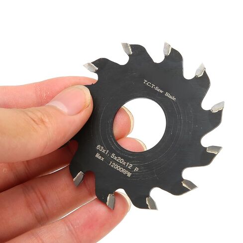 63x1.5x20x12 Saw, Imported Steel Plate Saw, Hard Alloy Cutting Tool with Reduced Vibration, Ideal for Wood, Plastic & Acrylic Table Cutting in Kuwait