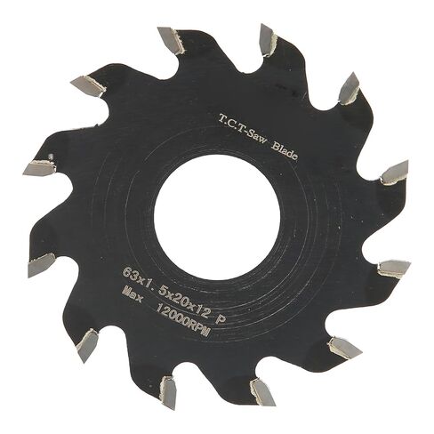 63x1.5x20x12 Saw, Imported Steel Plate Saw, Hard Alloy Cutting Tool with Reduced Vibration, Ideal for Wood, Plastic & Acrylic Table Cutting in Kuwait