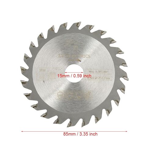 Professional 85mm Cemented Carbide Circular Saw 24 Teeth Wood Cutting Disc for Woodworking Rotary Tools Durable High Precision Smooth Cutting in Saudi Arabia