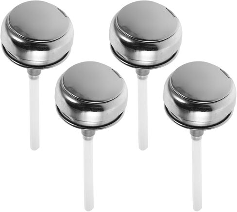 OUNONA Push Down Pump Bottle Caps 4-Pack 4.52In Alcohol Dispenser Lid Covers Universal Fit for Household Cleaning Supplies and Lab Bottles Durable Anti-Static Seal in Saudi Arabia
