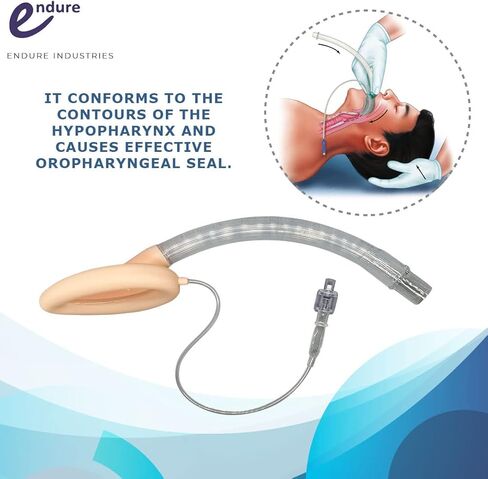 Endure Disposable Laryngeal Mask Airway, LMA, 10 Pack (Size 1) in Saudi Arabia