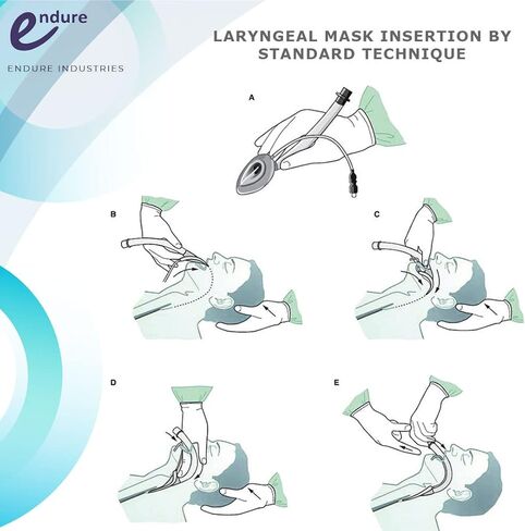 Endure Disposable Laryngeal Mask Airway, LMA, 10 Pack (Size 1) in Saudi Arabia