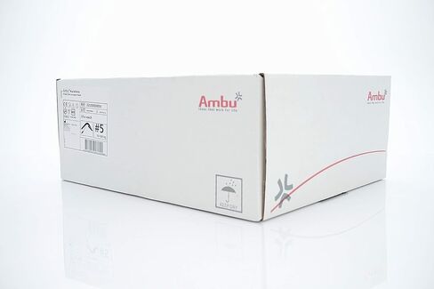 أقنعة AMBU AURAONCE LARYNGEAL، للبالغين، مقاس 5، سيليكون أزرق، 321500000U (علبة مكونة من 10) in Kuwait