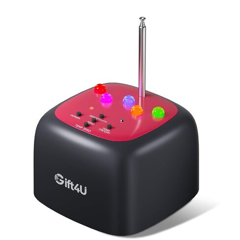 معدات صيد الأشباح، معدات التحقيق الخوارق، مجموعة صيد الأشباح المحمولة، كاشف مستشعر EMF ودرجة الحرارة مع 5 مستويات حساسية ومعايرة تلقائية، هدايا الهالوين (أحمر) in Kuwait