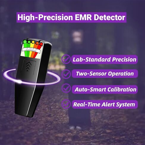 12 in 1 Ghost Hunting Equipment kit,Complete Paranormal Investigation Set with Ghost Box,Temperature Gun,emf Meter,EVP Recorder,uv Flashlight,dowsing rods,cat Balls,Speaker and Blindfold in Kuwait