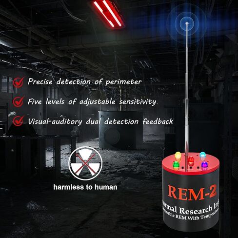 معدات صيد الأشباح EMF+ATDD، مراقبة خوارق - كاشف EMF ودرجة الحرارة الاحترافي، هوائي أكثر حساسية بنسبة 40%، 5 مستويات قابلة للتعديل، معايرة تلقائية (إصدار مطور) in Kuwait