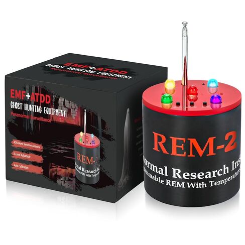 معدات صيد الأشباح EMF+ATDD، مراقبة خوارق - كاشف EMF ودرجة الحرارة الاحترافي، هوائي أكثر حساسية بنسبة 40%، 5 مستويات قابلة للتعديل، معايرة تلقائية (إصدار مطور) in Kuwait