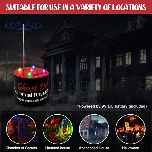 Paranormal Investigation Equipment EMF+ATDD for Ghosting Hunting with High-Sensitivity Temperature Detection, EMF Meter, EMF Detector Tool for Professional Paranormal Investigators, Gift for Halloween in Saudi Arabia
