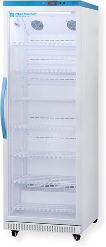 Summit Appliance Accucold ARG18PV456 Upright Vaccine Refrigerator; Certificate of Calibration Included; Designed and Purpose-built for Pharmacy; 18 cu.ft Capacity; Interior Light in Saudi Arabia
