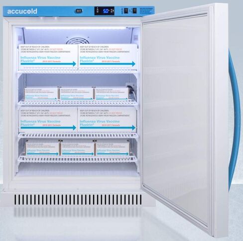 ACCUCOLD 6.0 cu.ft. Medical Refrigerator, 24" Wide, Vaccine Refrigerator, ADA Compliant, White- ARS6PV in Kuwait