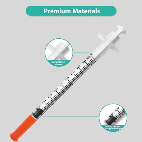 1 مل 31 جرام 5/16 بوصة 8 مم جيرينجا، أدوات مختبر U-100، مغلفة بشكل فردي، عبوة من 30 قطعة in Kuwait