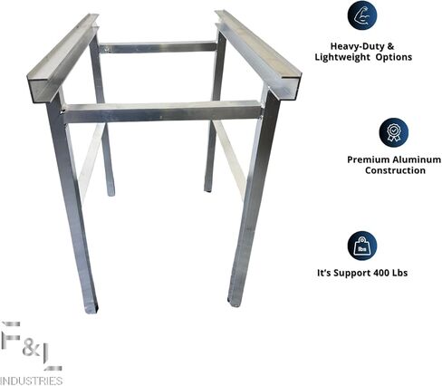 F&L Heavy-Duty Aluminum Air Handler Stand– High-Efficiency HVAC Unit for Superior Air Circulation – Corrosion-Resistant, Durable & Energy-Efficient for Home & Commercial Use (24" Tall 22" Deep L) in Kuwait