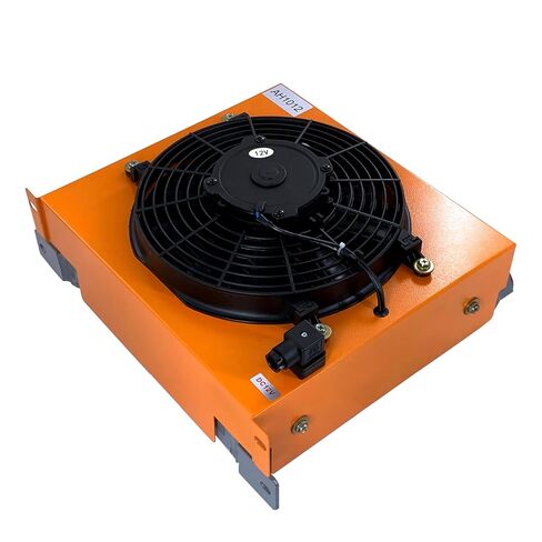 AH1012T-CA 120W 12VDC 100L/min Industrial Hydraulic Oil Cooler Flow Fan Radiator with Precise Welding & Efficient Fan Replace # AH1012T in Kuwait