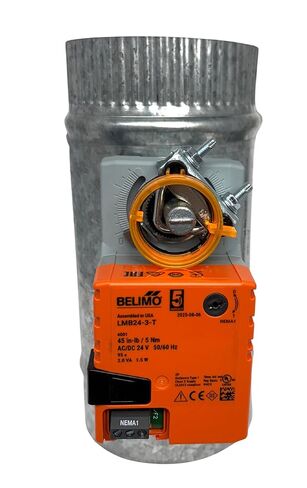 مخمد دائري Retrozone™ SuperDuty مقاس 4 بوصات - فتح/إغلاق كهربائي (SD-04) - ضمان لمدة 5 سنوات - الشحن في نفس اليوم عادةً in Kuwait