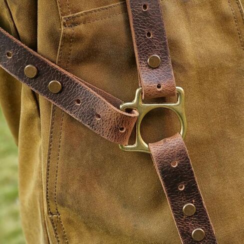 Vintage Leather 3 Point Slinger for Camera, Camera Harness with Adjustable Crossbody Shoulder Strap for DSLR/SLR, Solid Brass Hardware & Buffalo Leather Camera Strap for Photographers in Kuwait