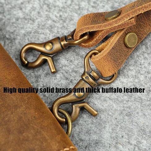 Vintage Leather 3 Point Slinger for Camera, Camera Harness with Adjustable Crossbody Shoulder Strap for DSLR/SLR, Solid Brass Hardware & Buffalo Leather Camera Strap for Photographers in Kuwait
