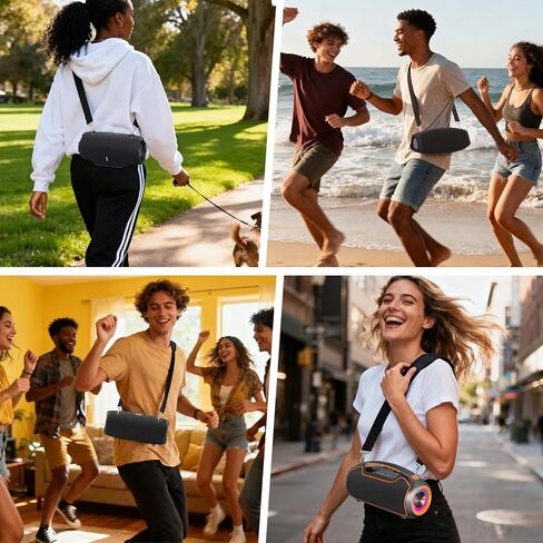 Shoulder Strap Compatible with Certain Modelsof Portable Bluetooth Speakers, Shoulder Strap Replacement, Non-slip Carrying Strap for Portable Bluetooth Speakers in Kuwait