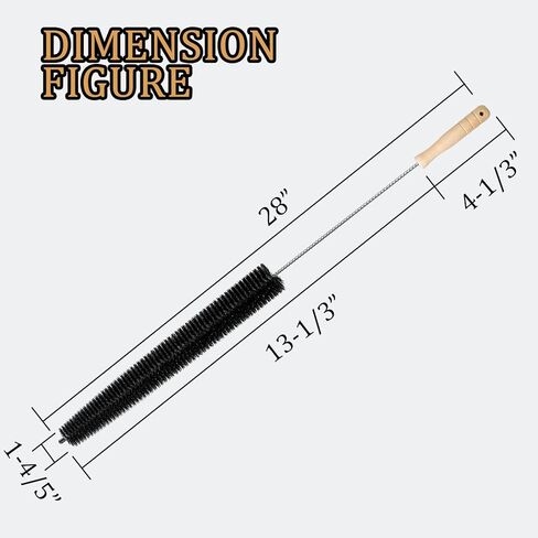 مجموعة تنظيف فتحات المجفف الاحترافية مع فرشاة فراغ مرنة طويلة، أداة إزالة الوبر، منظف لفائف الثلاجة in Kuwait