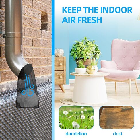 CONLI 3 قطع مجفف لينت الماسك حقيبة لينت الماسك للمجفف، مجفف تنفيس لينت الغبار حقيبة مجفف لينت فخ لتنفيس مجفف داخلي في الهواء الطلق التقاط الوبر والغبار in Kuwait