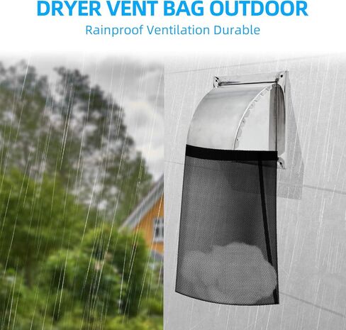 CONLI 3 قطع مجفف لينت الماسك حقيبة لينت الماسك للمجفف، مجفف تنفيس لينت الغبار حقيبة مجفف لينت فخ لتنفيس مجفف داخلي في الهواء الطلق التقاط الوبر والغبار in Kuwait