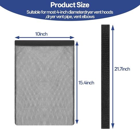 3 قطع من جهاز التقاط الوبر للمجفف، جهاز التقاط الوبر بفتحة تهوية المجفف، جهاز التقاط الوبر لتنفيس المجفف، كيس غبار لالتقاط الوبر من أجل فتحة التهوية الداخلية والخارجية in Kuwait