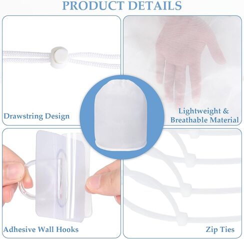 4 Pack Dryer Vent Lint Catcher Bags, Lint Trap Catcher for Dryer Vent, Indoor Outdoor Dryer Lint Catcher Trap and Filter, Dust Catching for Ventless Dryer Vent to Capturing Lint and Dust in Saudi Arabia