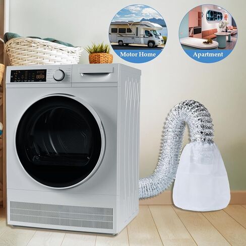4 Pack Dryer Vent Lint Catcher Bags, Lint Trap Catcher for Dryer Vent, Indoor Outdoor Dryer Lint Catcher Trap and Filter, Dust Catching for Ventless Dryer Vent to Capturing Lint and Dust in Saudi Arabia