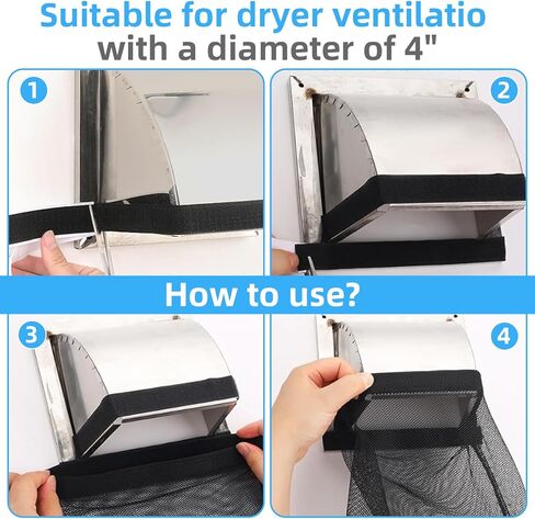 Dryer Lint Catcher 3-Pack: Reusable Outdoor Lint Trap for Dryer Ventilation with Sticky Strips - Lint Collector for Dryer to Enhance Efficiency in Saudi Arabia