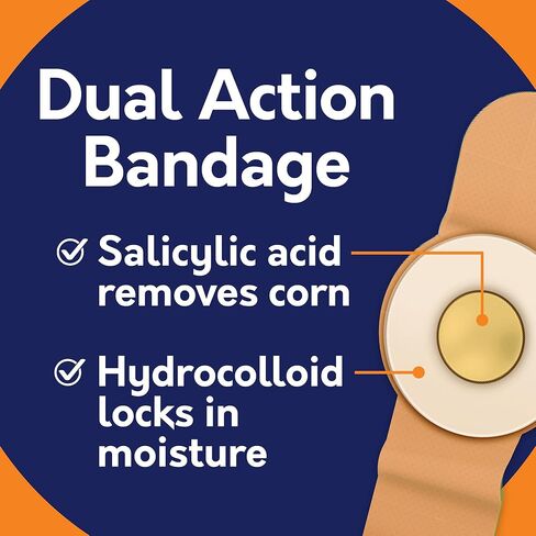 ضمادات الذرة الطبية لإزالة الذرة بخطوة واحدة من مركب دبليو الغروانية المائية مع حمض الساليسيليك، عدد 8 in Kuwait