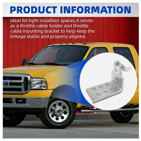 2334 Morse Cable Bracket, Throttle Cable Bracket，Clutch Cable Mounting Bracket for Automotive, Universal Carburetor Linkage Plate 2Pcs in Kuwait