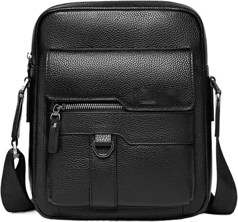 Messenger Bags Genuine Leather Men's Shoulder Bag Fashion Large Capacity in Kuwait