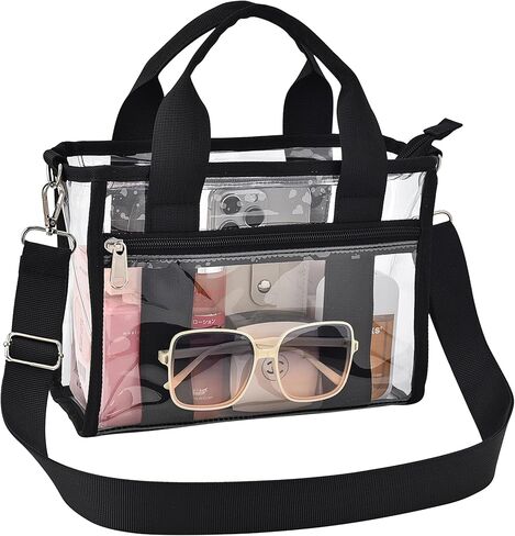 USPECLARE Clear Bag for Stadium Events Clear Sports Fan Messenger Bag Purse for Concert Festivel Outdoor Events in Kuwait