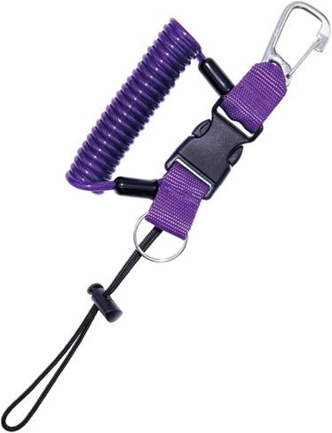 Scuba Diving Lanyard - Underwater Camera Lanyard, Anti-Loss Retractable Gear Tether with Quick-Release Buckle Clip in Saudi Arabia