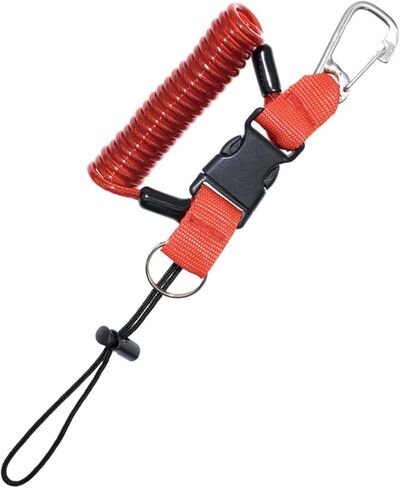 Scuba Diving Lanyard - Underwater Camera Lanyard, Anti-Loss Retractable Gear Tether with Quick-Release Buckle Clip in Saudi Arabia