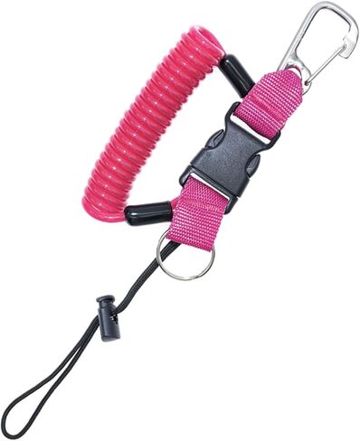 Scuba Diving Lanyard - Underwater Camera Lanyard, Anti-Loss Retractable Gear Tether with Quick-Release Buckle Clip in Saudi Arabia