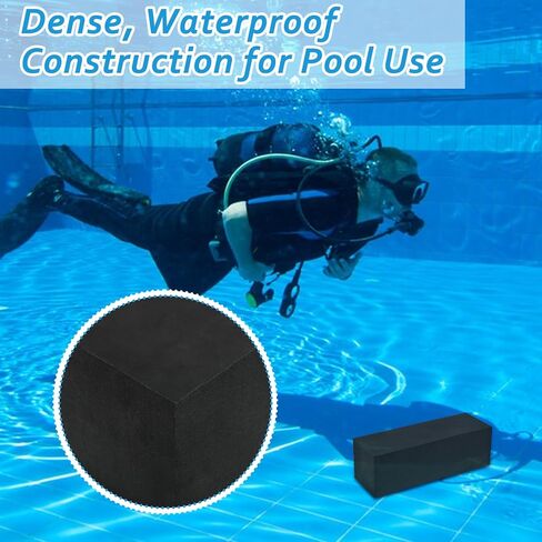 10 رطل من الطوب الغوص لحمام السباحة التدريب على الغوص، وزن كثيف تحت الماء لممارسة التحكم في الطفو واللياقة البدنية في حمام السباحة، ملحق وزن الغوص من الطوب المائي الآمن للصيف in Kuwait