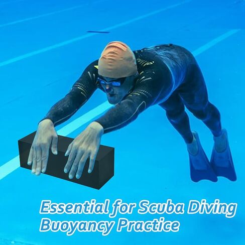 10 رطل من الطوب الغوص لحمام السباحة التدريب على الغوص، وزن كثيف تحت الماء لممارسة التحكم في الطفو واللياقة البدنية في حمام السباحة، ملحق وزن الغوص من الطوب المائي الآمن للصيف in Kuwait